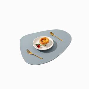 <b>Waterproof</b> Eco-Friendly PU Leather Picnic Table <b>Mat</b> Non-Slip Soft Black Brown Placemat Heat Insulation Washable Home <b>Kitchen</b> - Product Image 6