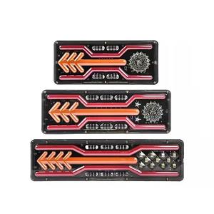 12V universel voiture camion <span class=keywords><strong>feu</strong></span> arrière feux d'avertissement signal de débit frein de direction inversion <span class=keywords><strong>trafic</strong></span> vente chaude antibrouillard - Product Image 2