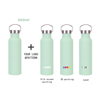 Bouteille d'eau isotherme portable en acier inoxydable 304 sans BPA, haute qualité, avec poignée de transport et couvercle anti-fuite - Product Image 4