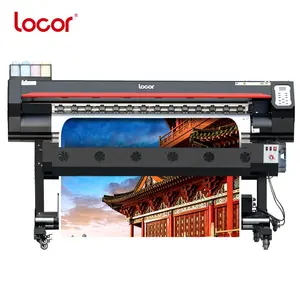 Üretici yeni stil Locor 1.6m 5ft geniş Format dijital ile sıcak satış eko Solvent yazıcı XP600 baskı kafası