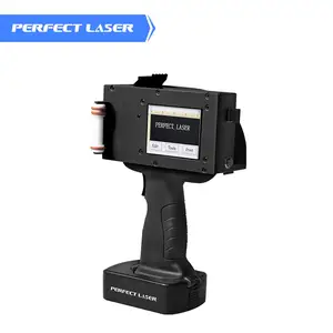 Laser sempurna penjualan laris Handy kecil mini logam genggam mesin cetak pengkode sandi Inkjet kayu pada Barcode/kode QR/Tanggal