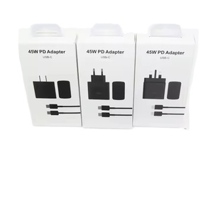 2025 Original Factory 45W PD Type-<b>C</b> Fast <b>Charger</b> QC3.0 Eco-Friendly ABS Material Supports EU/US/UK <b>Plugs</b> Electric Wall <b>Charger</b> - Product Image 1
