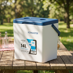 กล่องเก็บความเย็นอเนกประสงค์ IceMaster Custom 14 ลิตร แบบพกพา สำหรับแคมป์ปิ้งกลางแจ้ง พร้อมหูหิ้ว - Product Image 1