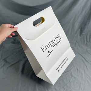 Bolsas de Papel con Diseño de Logotipo Personalizado, Bolsas de Regalo, Bolsas de Compras con Asa Troquelada para Pequeñas Empresas - Product Image 5