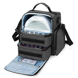 Sac Technique de Manucure Grande Capacité Nouveau Style avec Étiquette Personnalisée, Sac de Rangement pour <span class=keywords><strong>Vernis</strong></span> à Ongles avec Support de Lampe UV pour Salon ou Bricolage - Product Image 1