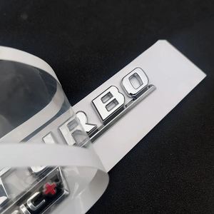 Chrome pour <span class=keywords><strong>Mercedes</strong></span> CLA 45 S AMG C117 C118 CLA45S TURBO <span class=keywords><strong>coffre</strong></span> de voiture Badge emblème Logo autocollant lettres Auto accessoires - Product Image 2