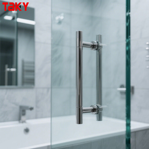Oem ODM Chất lượng cao phần cứng 304 thép không gỉ tắm xử lý tùy chỉnh đẩy kéo cửa kính xử lý - Product Image 5