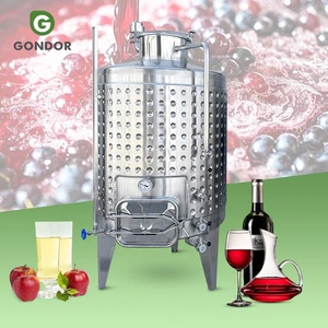 Fermenteur Conique <span class=keywords><strong>2000l</strong></span> <span class=keywords><strong>Cuve</strong></span> De Fermentation Vin Réservoir Refroidissement Veste Production De Cidre Fermentation avec pour le Vin - Product Image 1