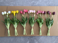 Real Touch Tulipes Fleur Artificielle Haute Qualité Latex Tulipes Bouquets Real Touch Fleurs pour La Décoration de La Maison