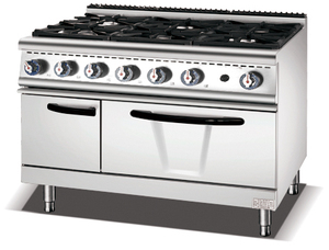 Cucina a <span class=keywords><strong>Gas</strong></span> per Uso Domestico Nuovo Stile Vendita Calda Cucina a <span class=keywords><strong>Gas</strong></span> a 6 Fuochi con Forno ZH-RS-6 - Product Image 2