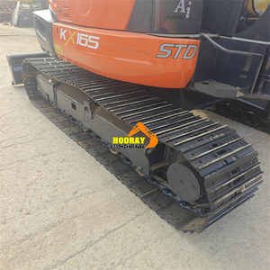 Mini-excavatrice d'occasion d'origine japonaise pour KX165-5, 6 tonnes, hydraulique, sur chenilles, moteur 20KW, prix abordable, prête à être expédiée - Product Image 6