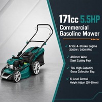 Tondeuse à gazon thermique VORAN 171cc 5,5 CV 3000W, moteur 4 temps, autoportée, pour l'aménagement paysager commercial