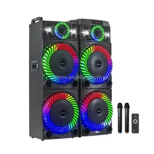 UF-A1203K kép 12 inch 200W sừng hoạt động DJ tháp Loa tủ lớn TWS gỗ cặp loa Bluetooth - Product Image 1