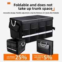 Organisateur de coffre en tissu Oxford, isotherme, imperméable, pliable, réfrigérant, portable, pour voiture, fabriqué en Chine