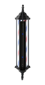 Lampe LED de salon de coiffure de haute qualité en gros, lampe de barbier moderne en plastique étanche pour extérieur, lumière murale suspendue rotative - Product Image 4