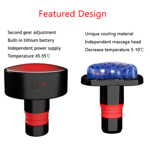 Massageador Corporal Mini para Terapia Esportiva, Percussão Rotativa, Arma de Massagem para Tecido Profundo com Cabeça Fria e Quente - Product Image 3