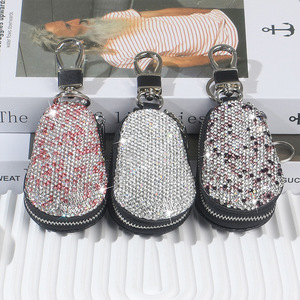 <span class=keywords><strong>Porte</strong></span>-clés de voiture universel en diamant mallette de rangement <span class=keywords><strong>porte</strong></span>-clés en cristal de luxe sac à main portefeuille pour <span class=keywords><strong>BMW</strong></span> Lada Benz <span class=keywords><strong>porte</strong></span>-clés - Product Image 1