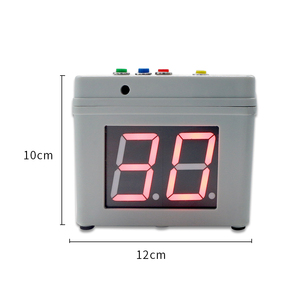 GANXIN 高品质 LED 显示屏 0 至 99 秒定时倒计时器 按钮控制 棋牌麻雀扑克比赛计时器 - Product Image 3