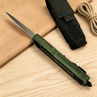 Couteau de chasse pliable portable en acier D2 avec manche en alliage d'aluminium T6, outil de poche EDC pour la survie en plein air