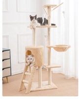 Grand château en Sisal moderne à gratter, accessoires pour animaux de compagnie, grattoir en bois, meubles de maison, tour, arbre à chat, vente en gros