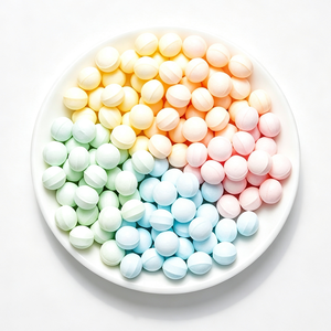 Tabletas Masticables Sin Azúcar con Sabor a Fruta y Vitamina C, Fabricante OEM, Distribuidor Mayorista Personalizado, Mentas Refrescantes - Product Image 1