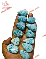 Nuevo Larimar natural cabujón suelto precio al por mayor disponible colección de alta calidad terceros certificados tamaños personalizables