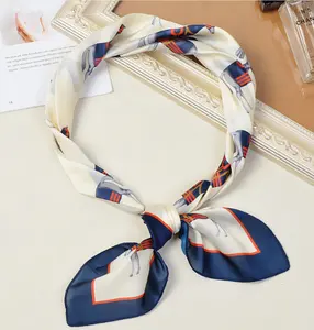 Custom satin scarf big satin head scarf bandana 27*27inchs bandanas for women