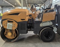 DynoMach LZ5000 Compacteur vibrant à double tambour de 5 tonnes, moteur et pompe Changchai, haute efficacité, 36 kW, force de compactage de 85 kN