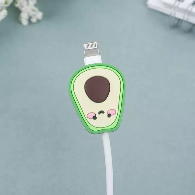 Hot Sale Cheap Cute Cartoon Animal Silicone USB Data Cable Protective Sleeve Interface Universal Charging Cable Protector