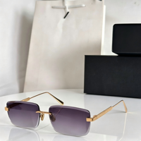 Lunettes de soleil unisexes à monture intégrale, bords carrés, transparentes, dégradées or-bleu, style européen et américain, protection UV %