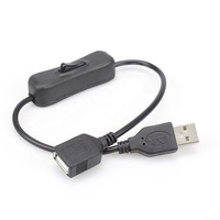 Cable DE DATOS USB 2,0 de PVC estándar con interruptor para PC
