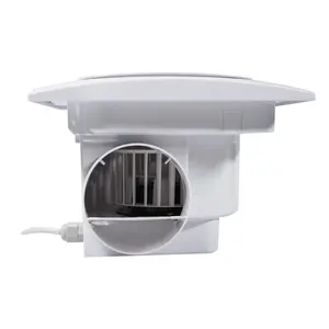 Wholesale Bathroom Ceiling Mounted Plastic Silent Glass Window Electric Air Extractor Fan