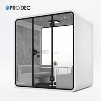 Cabine téléphonique insonorisée pour bureau, salle de réunion silencieuse, pod