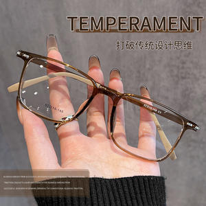 Monture de lunettes transparente carrée Danyang Tr90 6852 unisexe, monture intégrale en plastique, ultra légère, design tendance - Product Image 5