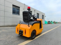 Tracteur électrique avec plateforme de chargement 4000 kg assis EPQ40B pour le service de chargement et de déchargement de bagages d'avion