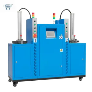 Semi-Automatic Electric Double Barrel PUR Gluing Machine Continuous Operation Beverages Textiles Wood Carton Packaging New