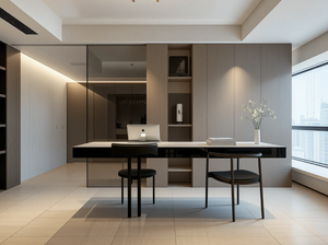 Banco para Zapatos Minimalista para el Hogar, Apilable, Mueble para Sala de Estar con Estilo de Panel de Madera para Hoteles, Apartamentos y Escuelas - Product Image 3