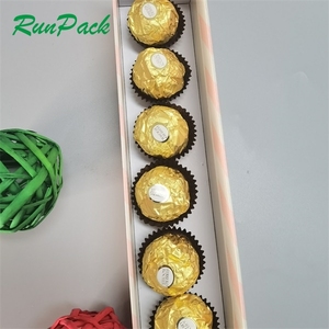 Custom Kraft Corrugated Paperboard <strong>Rectangle</strong> <strong>Chocolate</strong> Pastry Candy Cookie Luxury <strong>Packaging</strong> Boxes Wholesale - Product Image 3