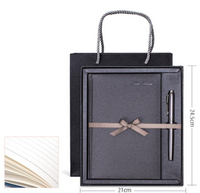 Planificateur de cahier de cahier personnalisé d'affaires de Style classique boîte-cadeau exquise décorée