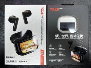 Nhà Máy Ban Đầu Yx28 ANC + ENC Tai Nghe Không Dây LCD Đầy Đủ Màu Sắc Màn Hình Cảm Ứng Hoạt Động Giảm Tiếng Ồn Earbuds TWS Audifonos Yx28 - Product Image 5