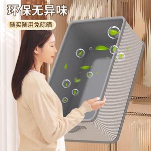 Yiwu Foldable Standing Type Storage <b>Basket</b> Rectangle Gray Beige Stripes Non Woven Fabric Stackable Lidless Clothes Fabric - Product Image 5