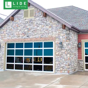 Rectangle Window Sectional Garage Doors Folding Garage Door