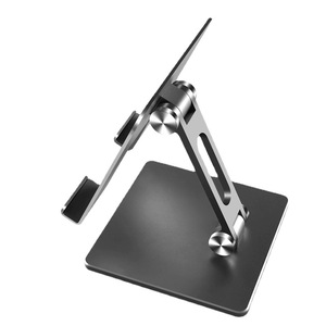 Support de tablette réglable en aluminium, support de téléphone pliable pour bureau, support portable multi-angles pour smartphones, utilisation au bureau et en étude - Product Image 2