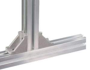 Serie 2020 Soporte de refuerzo de esquina interior de 2 orificios 20*28 Ranura Soporte triangular de 6 ángulos - Product Image 3