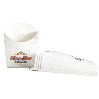 Nouveau produit Boîte en carton sulfurisé laminé mat et enduit UV pour frites frites pour le stockage des sushis et des aliments