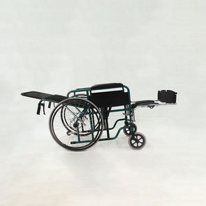 Fauteuil roulant de transfert inclinable à dossier haut, homologué ISO, avec toilettes amovibles, pour adultes - Product Image 6