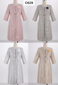 Traje Elegante de Poliéster y Spandex con Estampado Floral para Mujer, Vestido de Iglesia de Talla Grande, Trajes de Iglesia para Mujer de Alta Calidad - Product Image 2