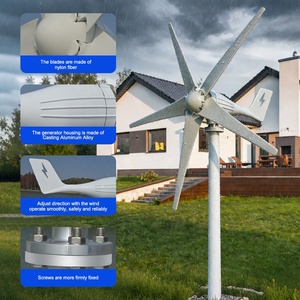 SMARAAD 3000W Wind With Controller Home Use Wind Solar System 4PCS Solar Controller Battery EU Warehouse SZ 3000w Small Wind Tur - Product Image 2