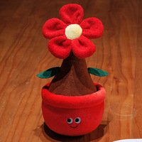 Jouets en peluche tournesol en pot, portulaca, lys, rose, zamioculcas, figurines de dessin animé, animaux en peluche, plantes, coussins Zz