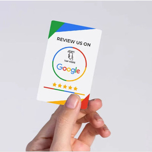 Carte de visite NFC Chenka 85,5x54mm en PVC avec puce Ntag213 215 pour les étiquettes de commentaires Google - Product Image 2